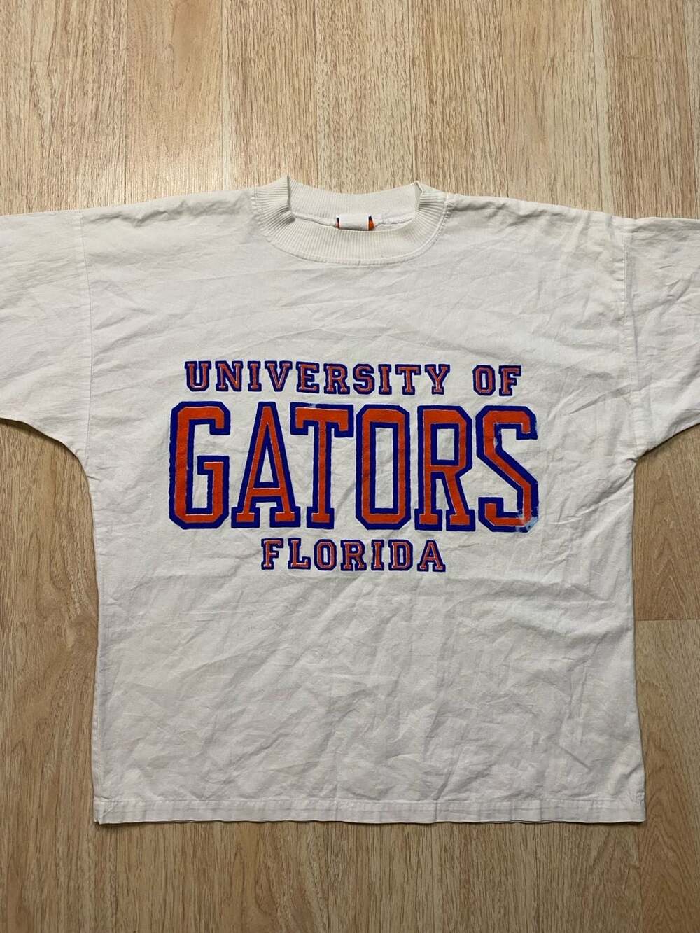 Vintage Fun 'n' Sun University of Florida Gators White TShirt Medium Made in USA